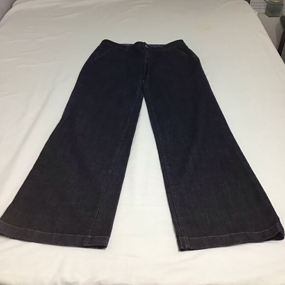 U.S. Polo Assn. Dark Wash Flare Leg Jeans Size 12 - Picture 3 of 14